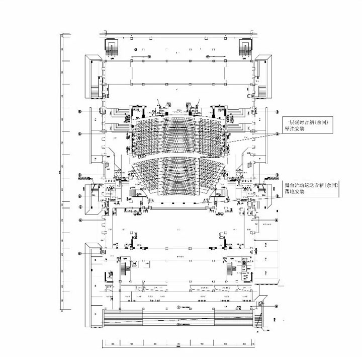 西安建筑科技大學禮堂設計圖1
